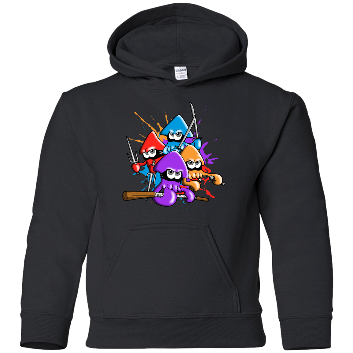Teenage Mutant Ninja Squids Youth Hoodie