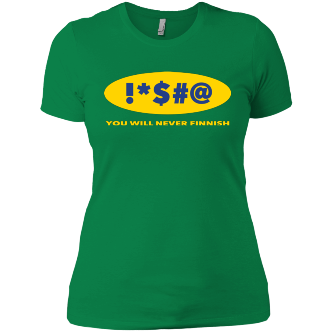 Swearing Never Finnish Women's Premium T-Shirt