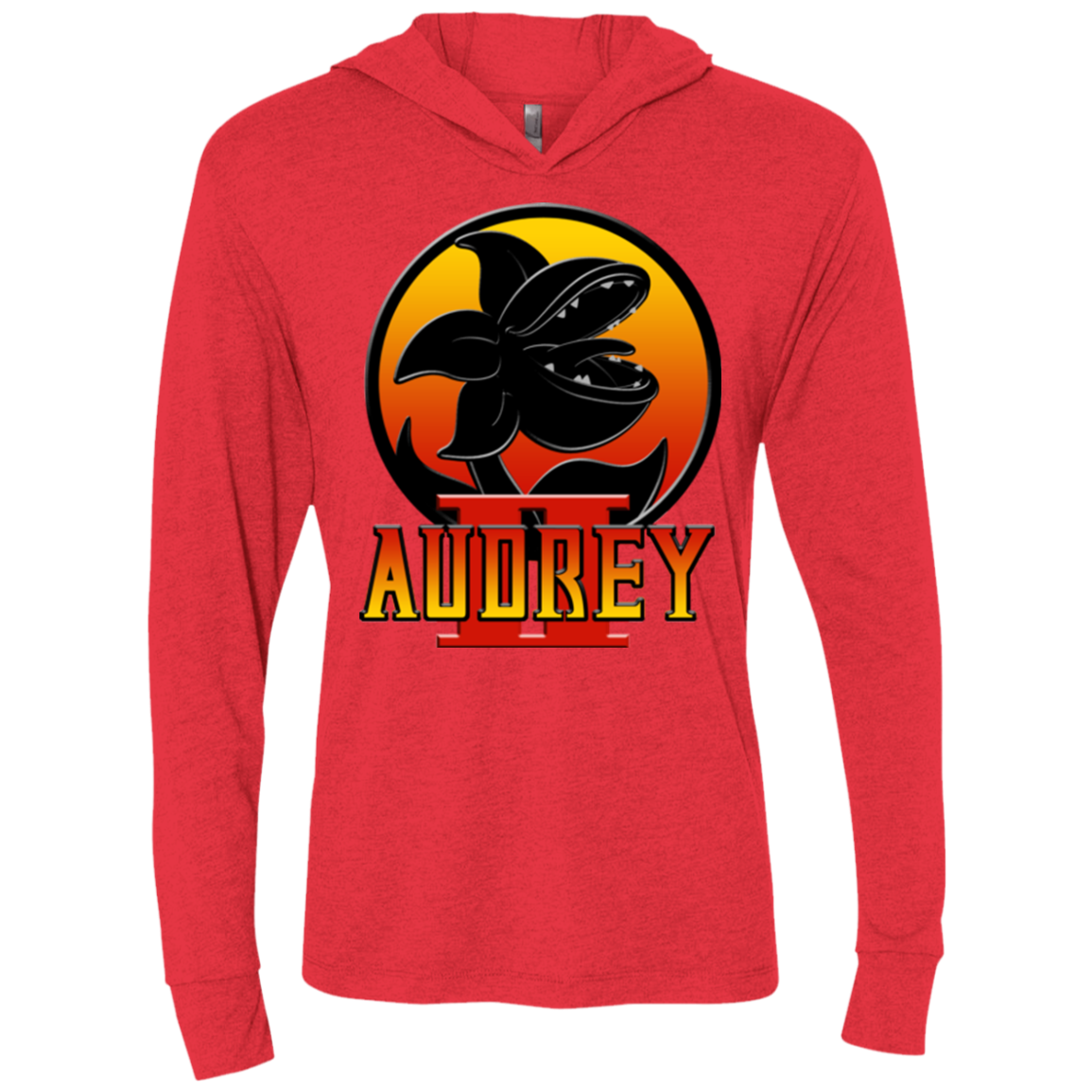 Mushniks Kombat Triblend Long Sleeve Hoodie Tee