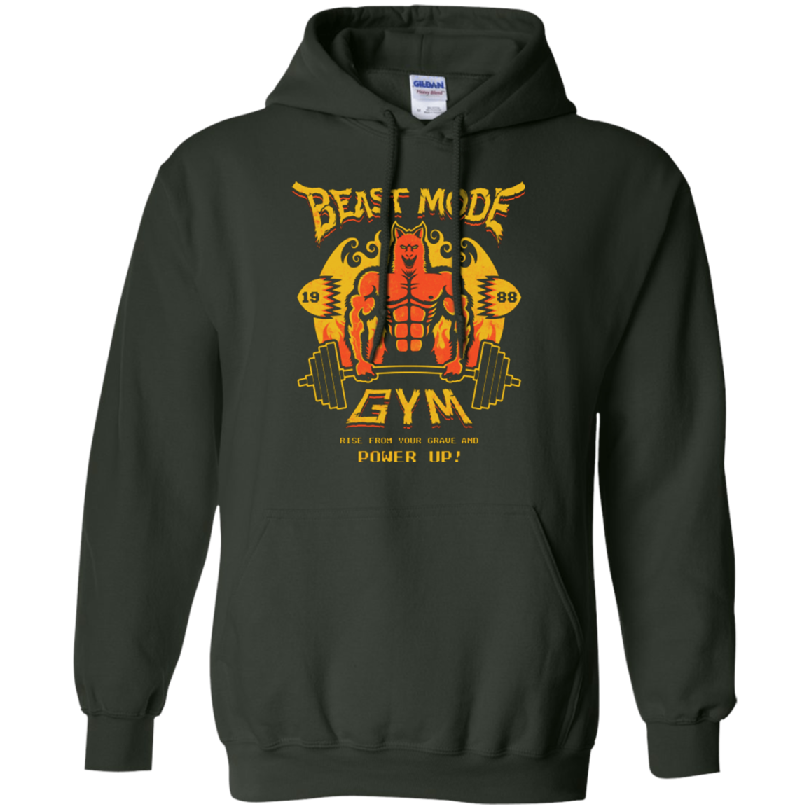 Beast Mode Gym Pullover Hoodie