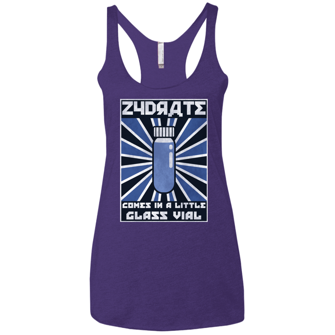Take Zydrate Women's Triblend Racerback Tank