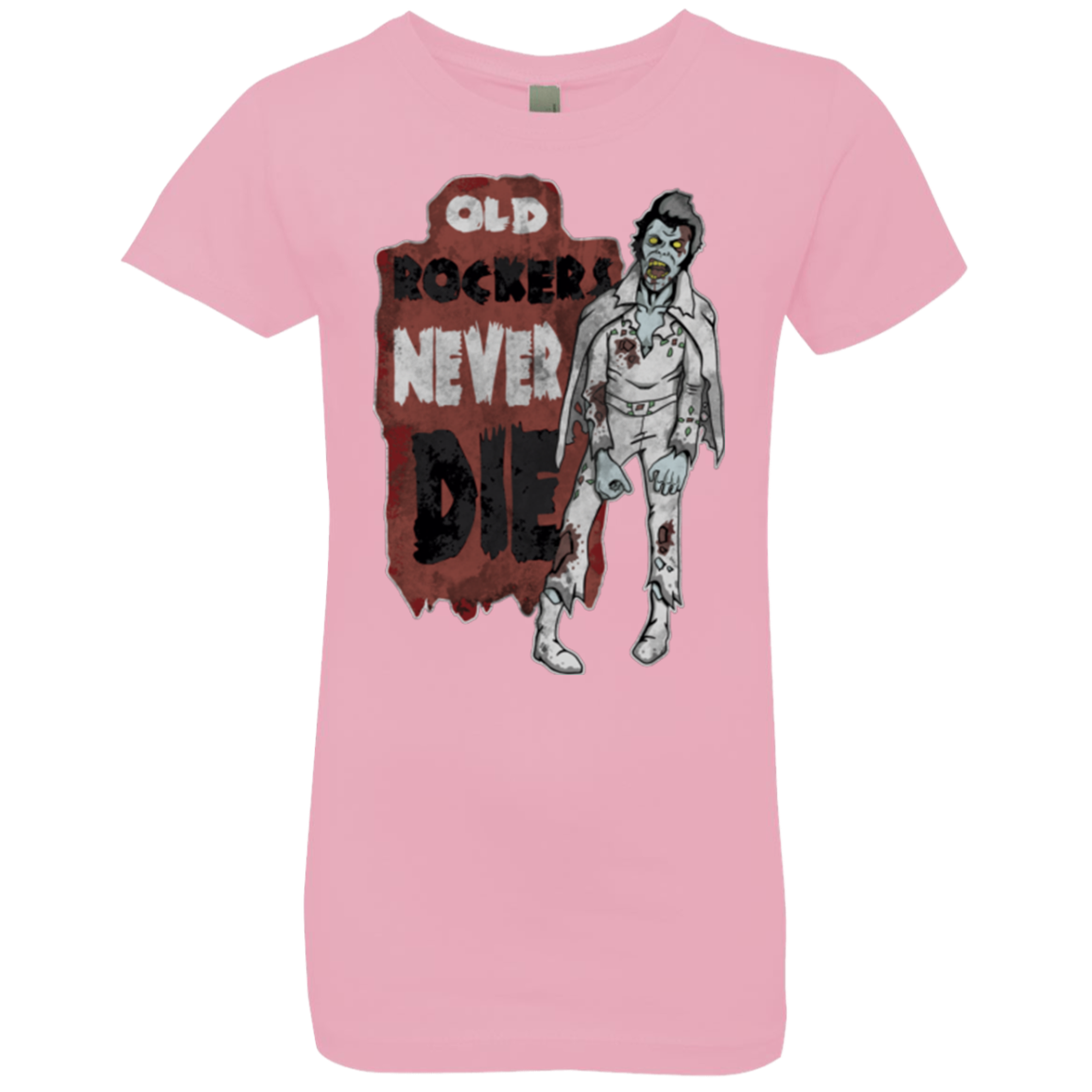 Old Rockers Never Die Girls Premium T-Shirt