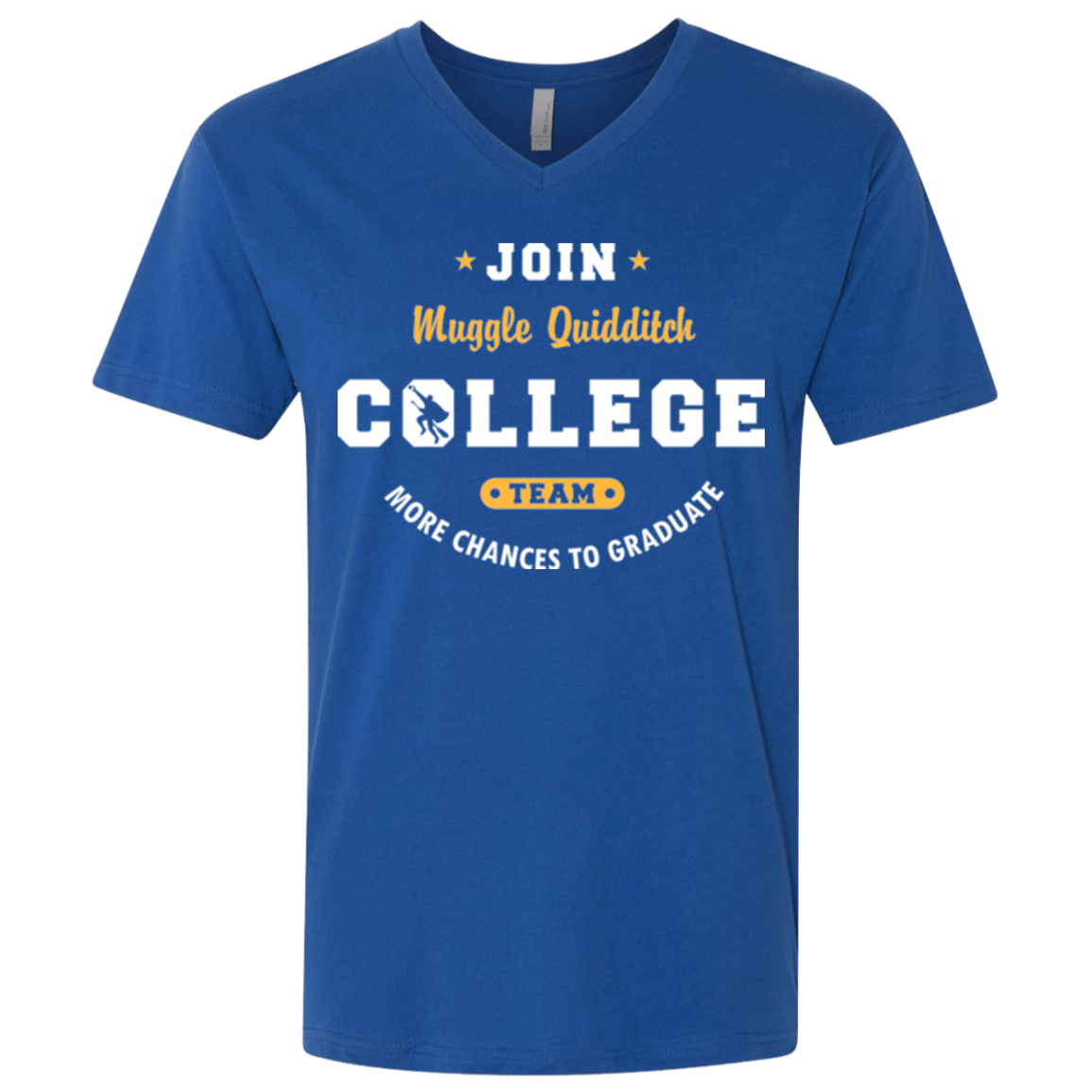 Muggle Quidditch Men's Premium V-Neck