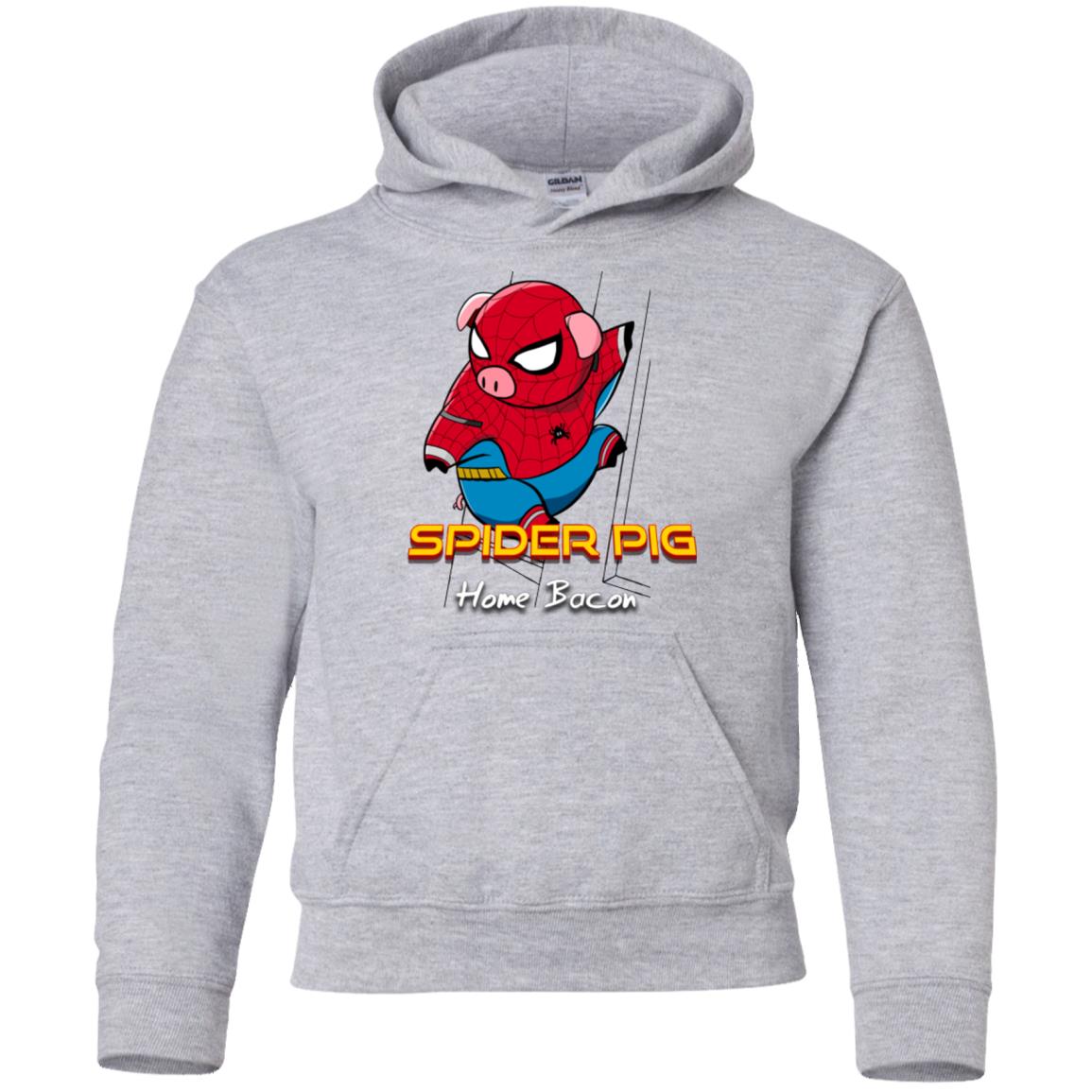 Spider Pig Build Line Youth Hoodie