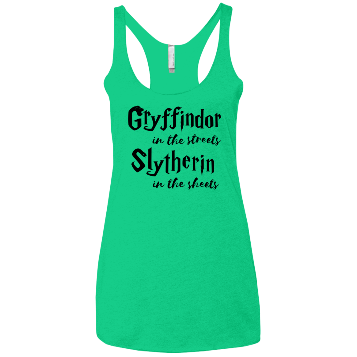 Gryffindor Streets Women's Triblend Racerback Tank
