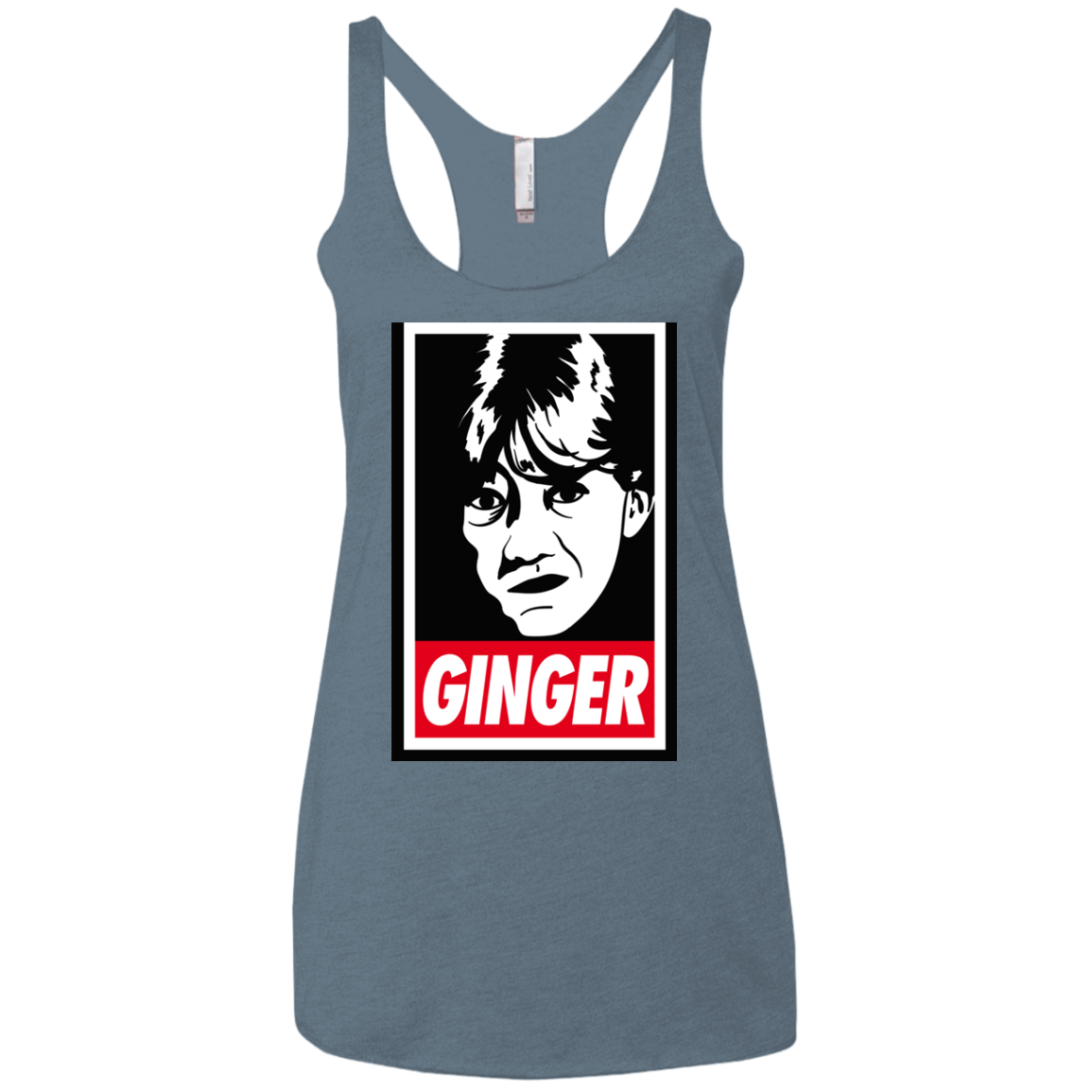 GINGER Women's Triblend Racerback Tank