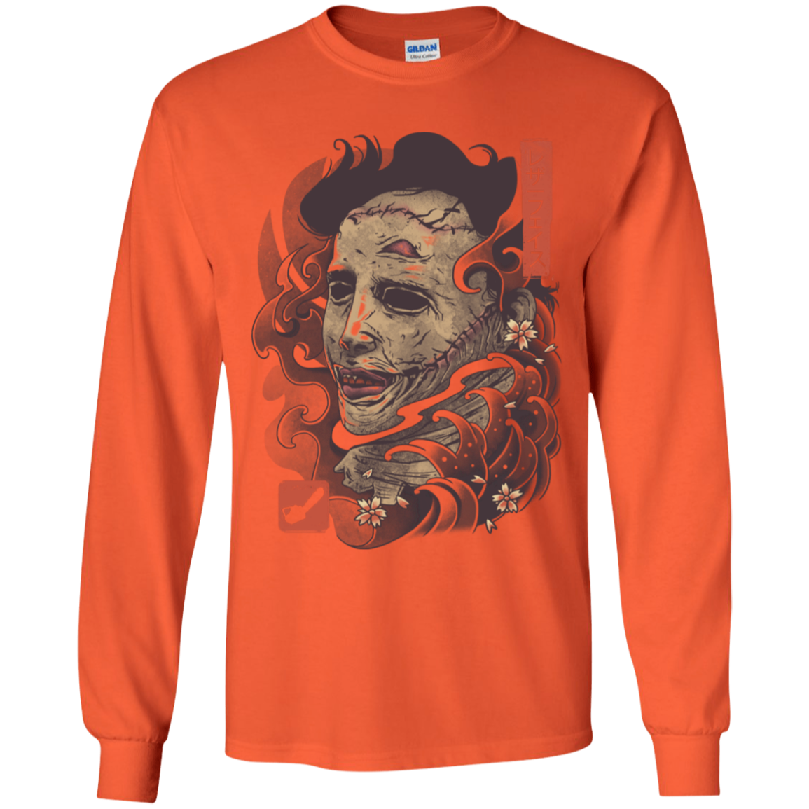 Oni Leather Mask Youth Long Sleeve T-Shirt