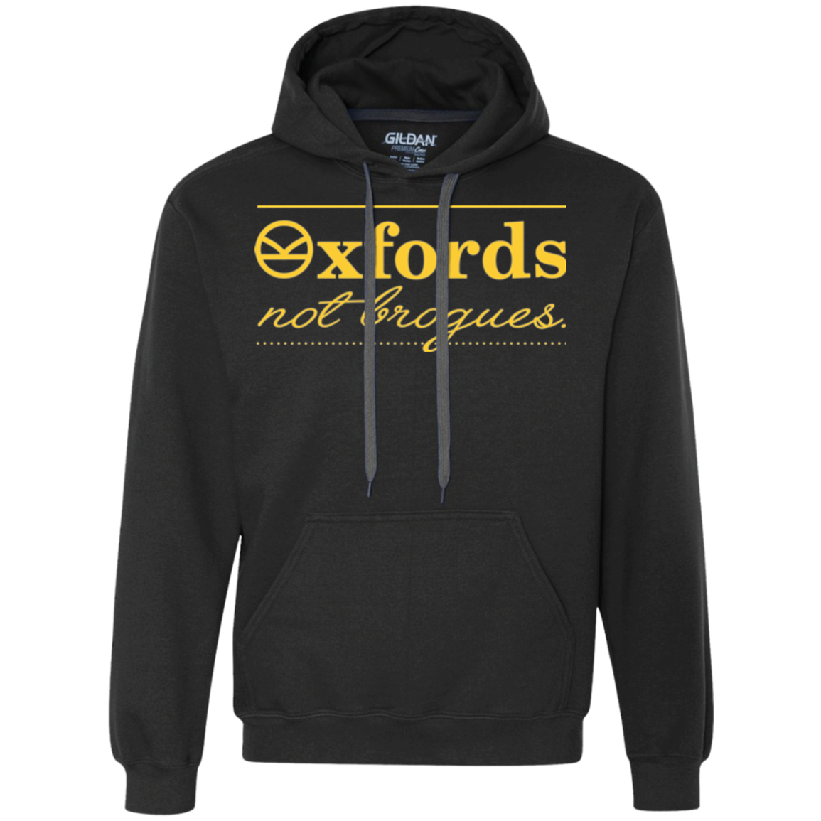 Oxfords Not Brogues Premium Fleece Hoodie