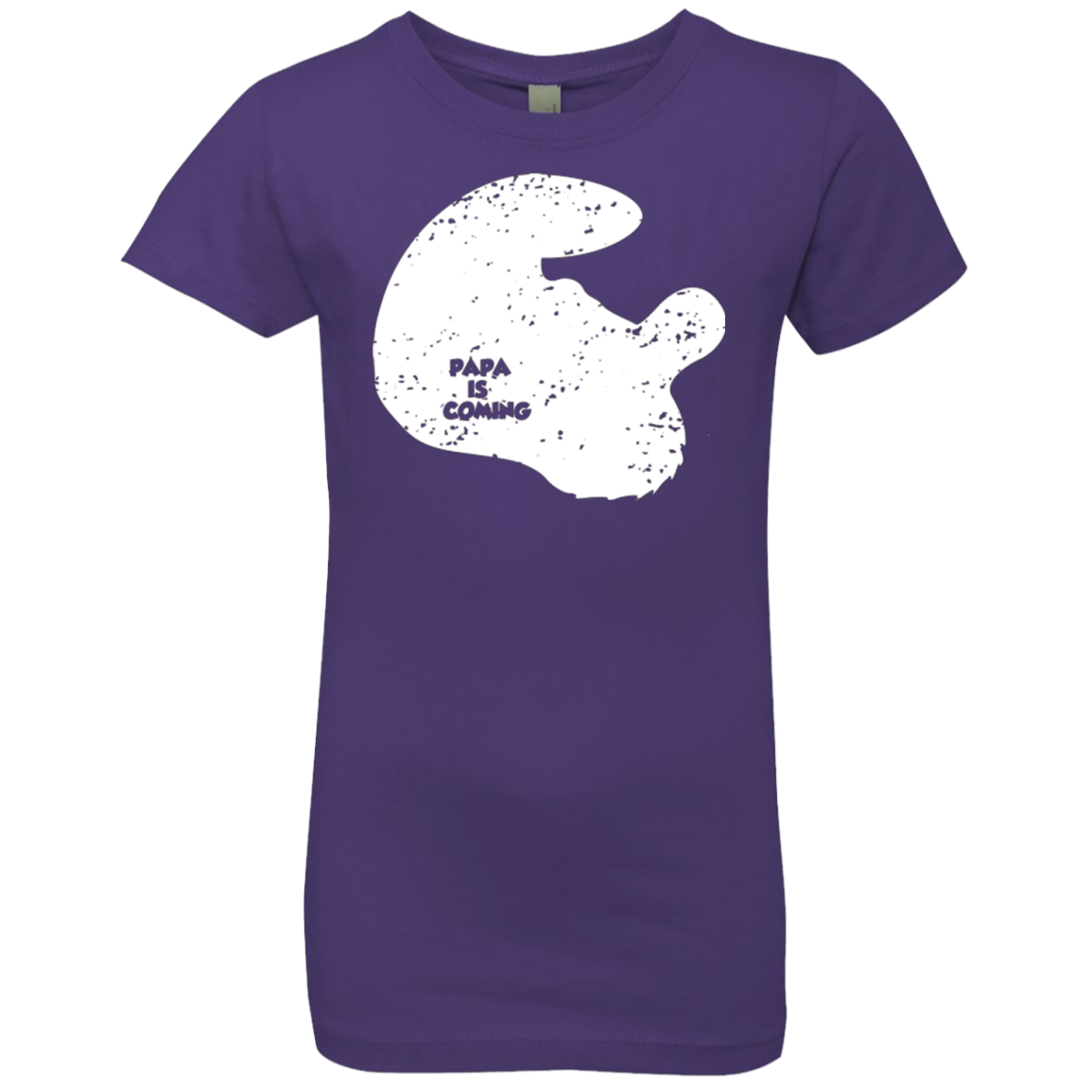 Papa Is Coming Girls Premium T-Shirt