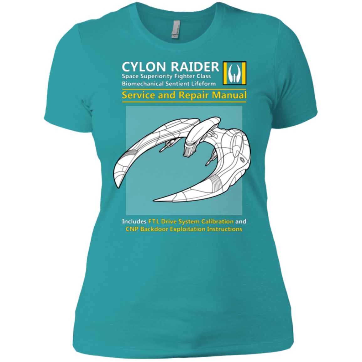 CYLON RAIDER SERVICE & REPAIR MANUAL Women's Premium T-Shirt