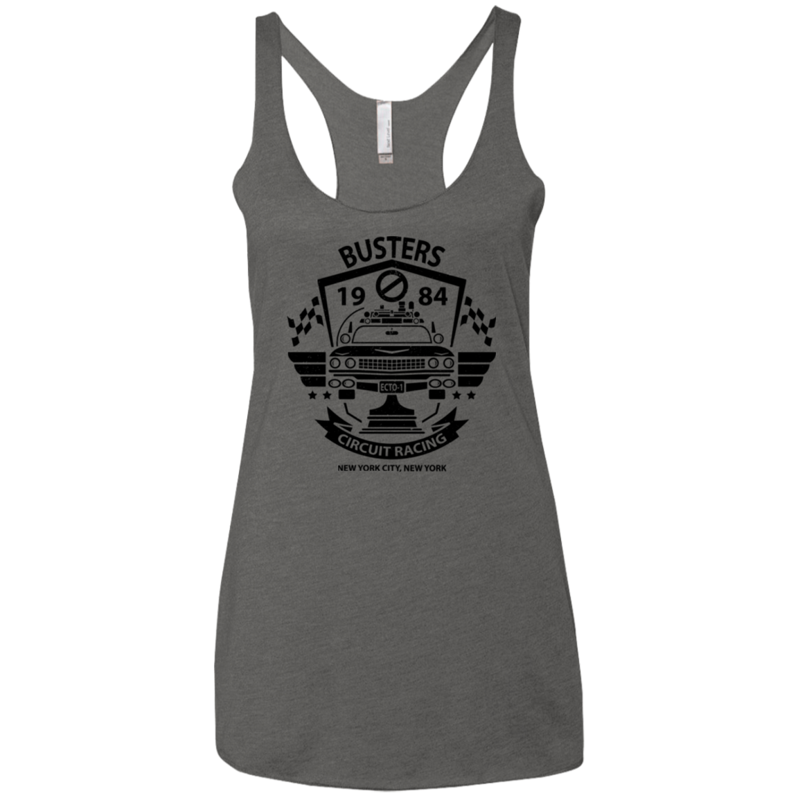 Busters Circuit Women's Triblend Racerback Tank