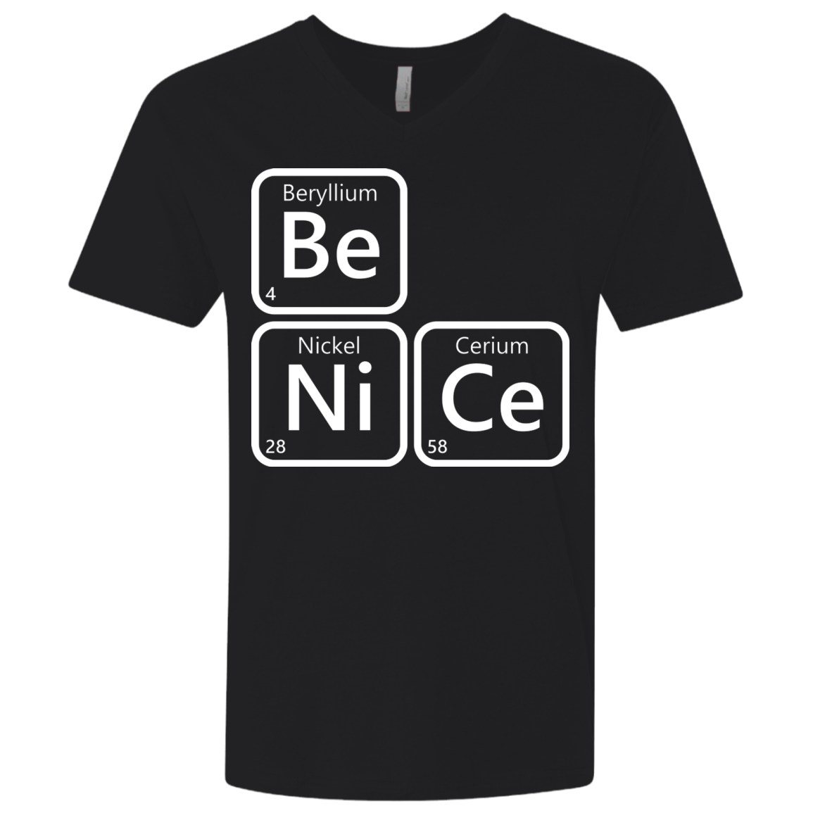 Be Nice Men's Premium V-Neck