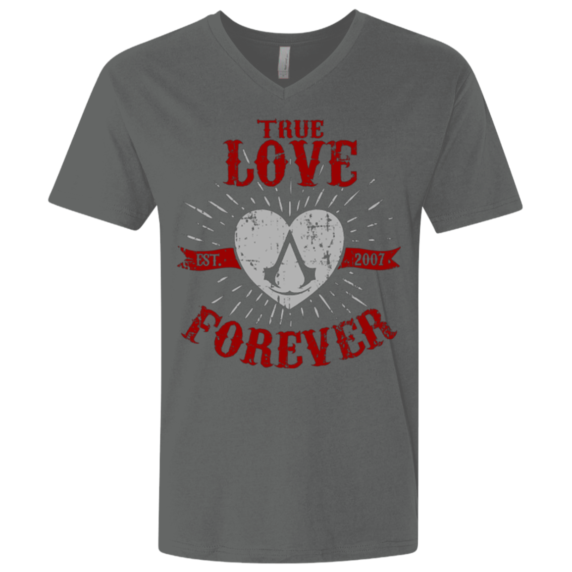 True Love Forever Assasin Men's Premium V-Neck