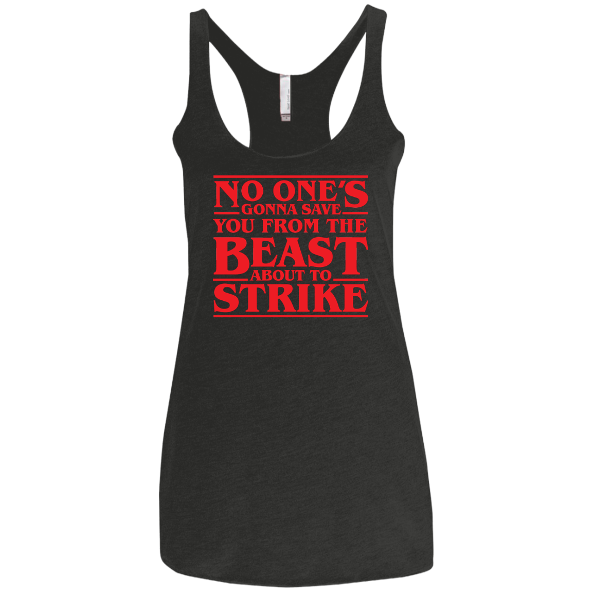 The Beast Women's Triblend Racerback Tank