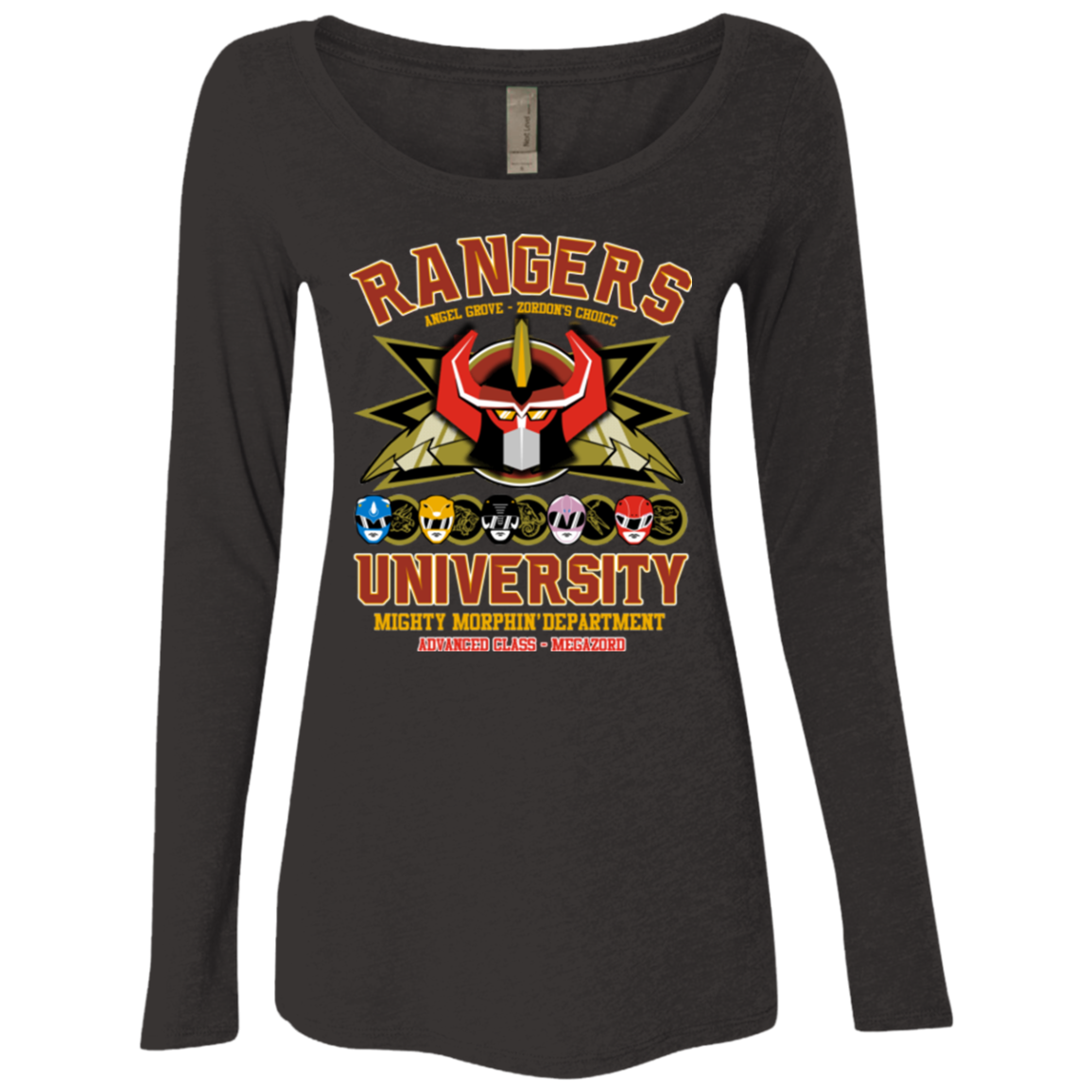 RANGERS U Ultimate Women's Triblend Long Sleeve Shirt