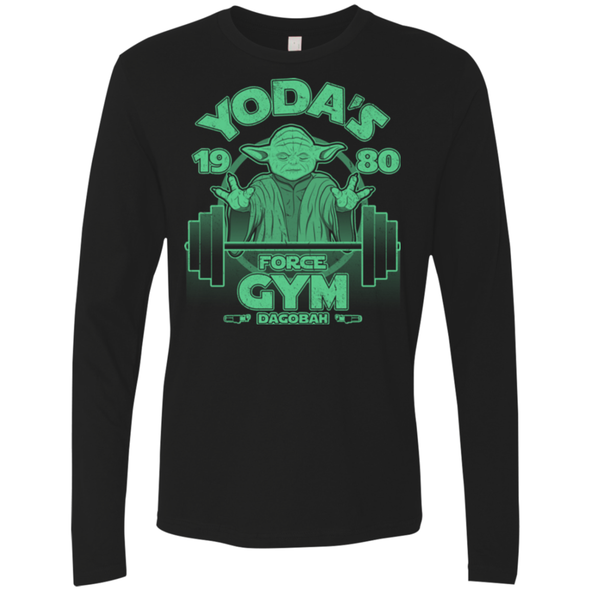 Dagobah Gym Men's Premium Long Sleeve
