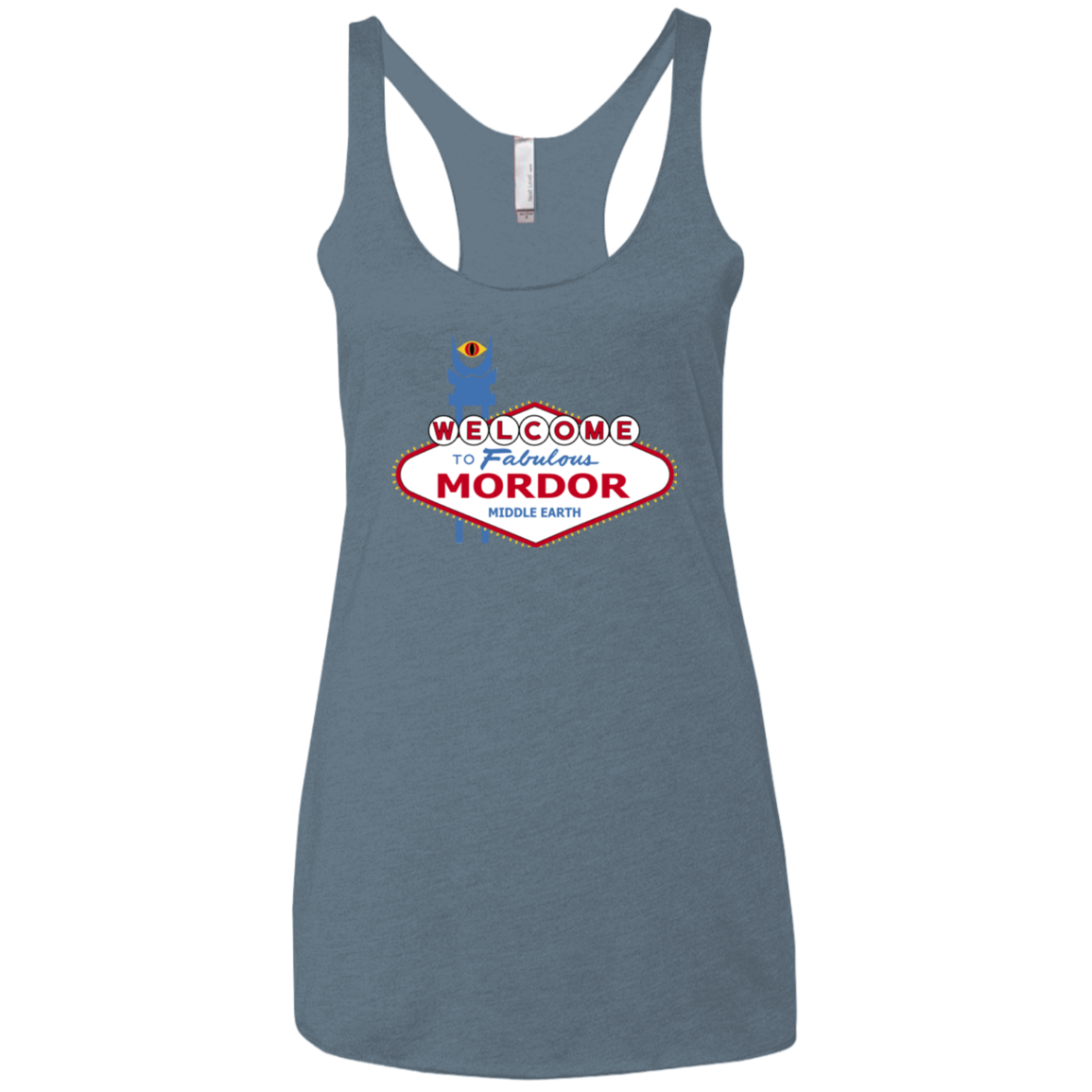 Viva Mordor Women's Triblend Racerback Tank