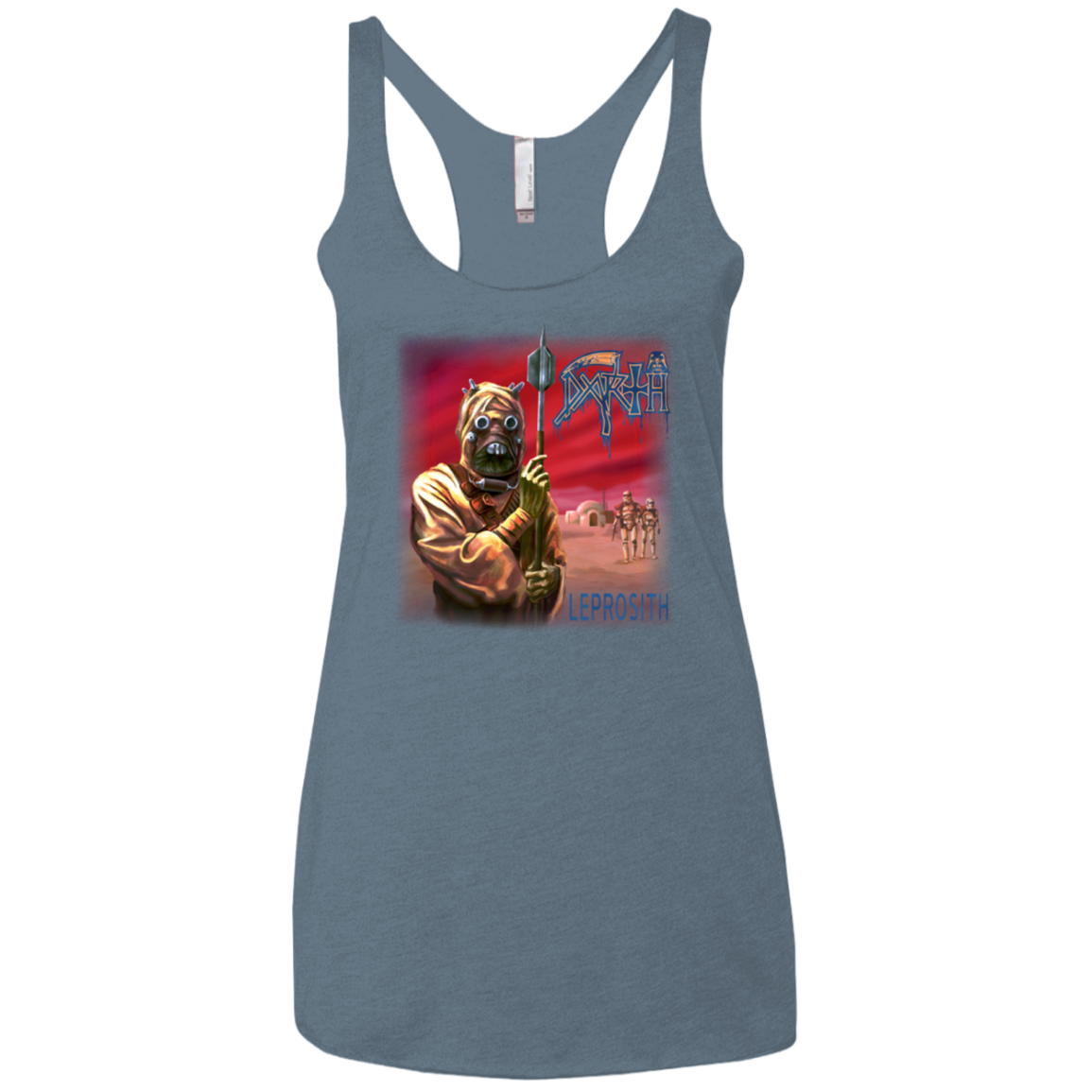 LEPROSITH2 Women's Triblend Racerback Tank