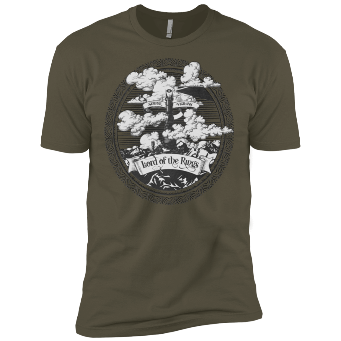 Vintage Mordor Tower Men's Premium T-Shirt