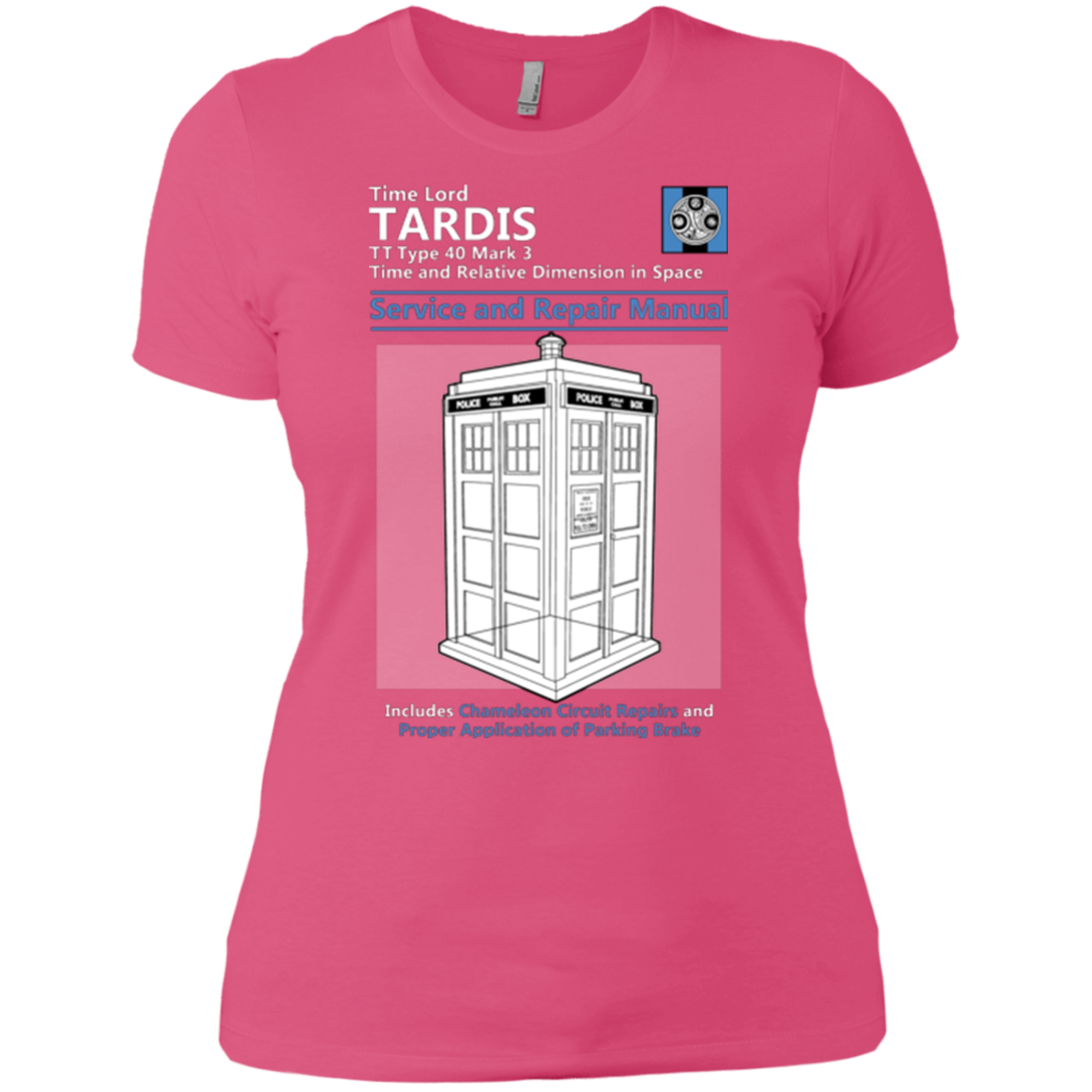 TARDIS SERVICE AND REPAIR MANUAL Women's Premium T-Shirt