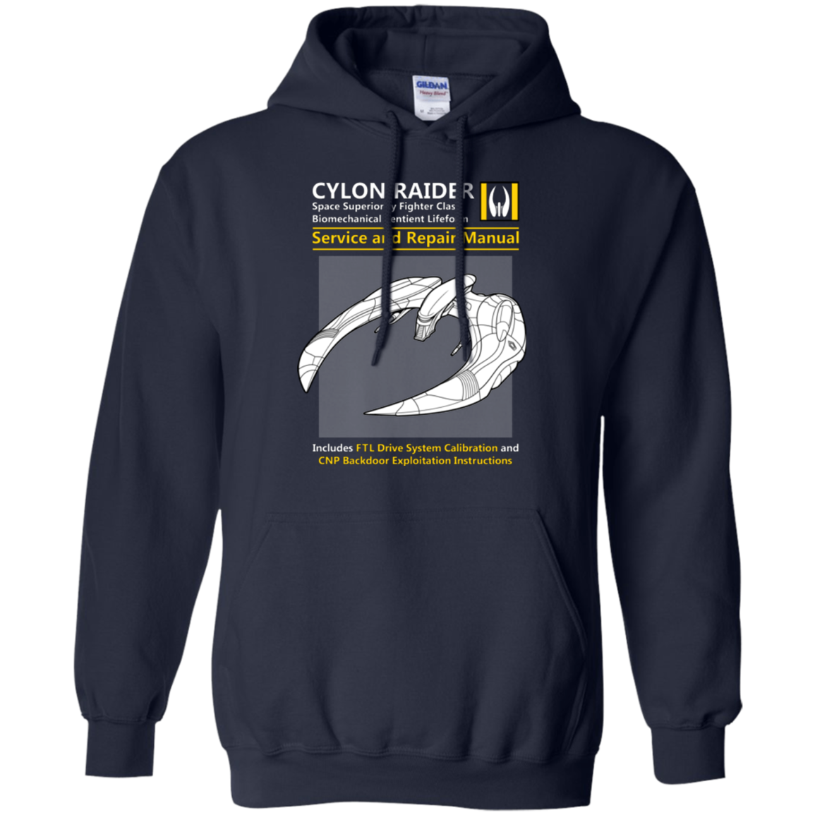 CYLON RAIDER SERVICE & REPAIR MANUAL Pullover Hoodie