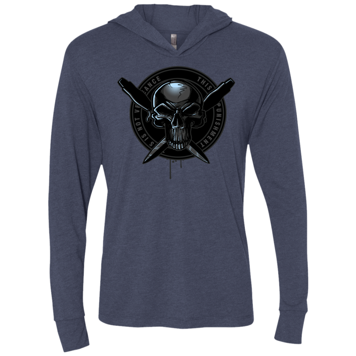Pale Rider Triblend Long Sleeve Hoodie Tee