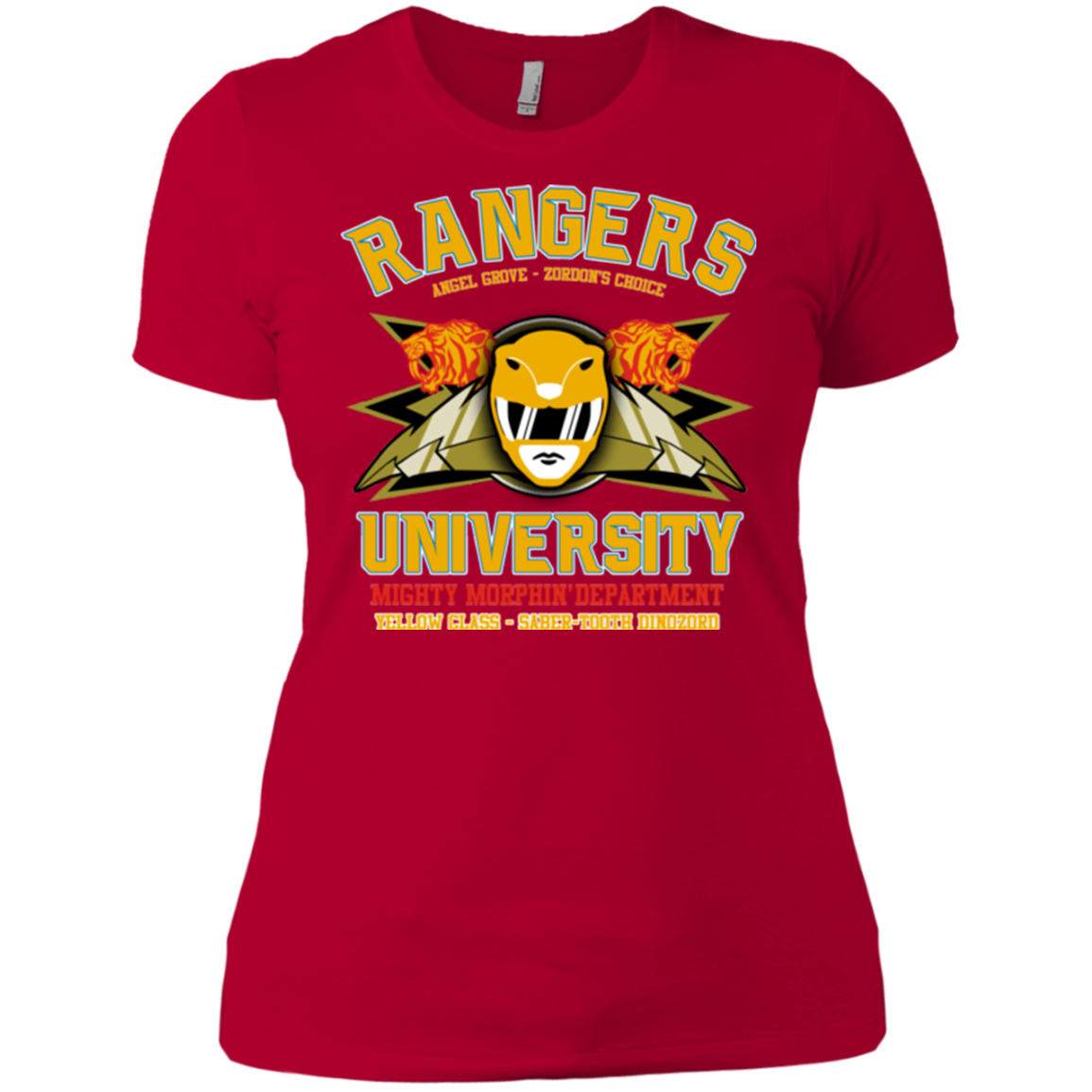 Rangers U Yellow Ranger Women's Premium T-Shirt