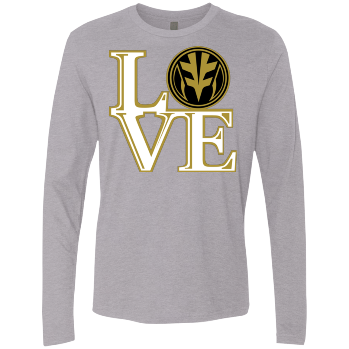 White Ranger LOVE Men's Premium Long Sleeve