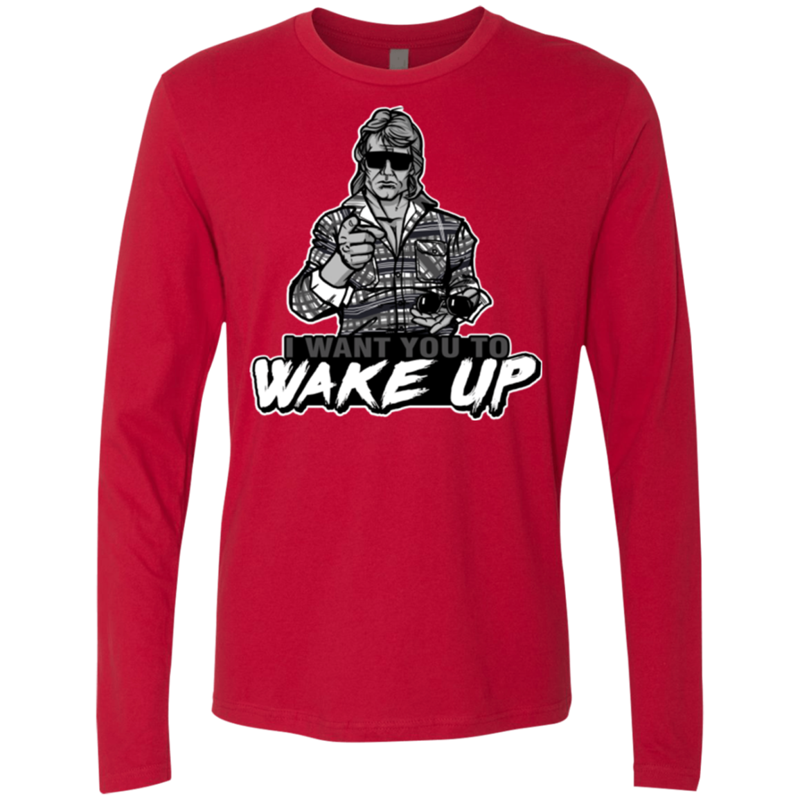 Wake Up Men's Premium Long Sleeve