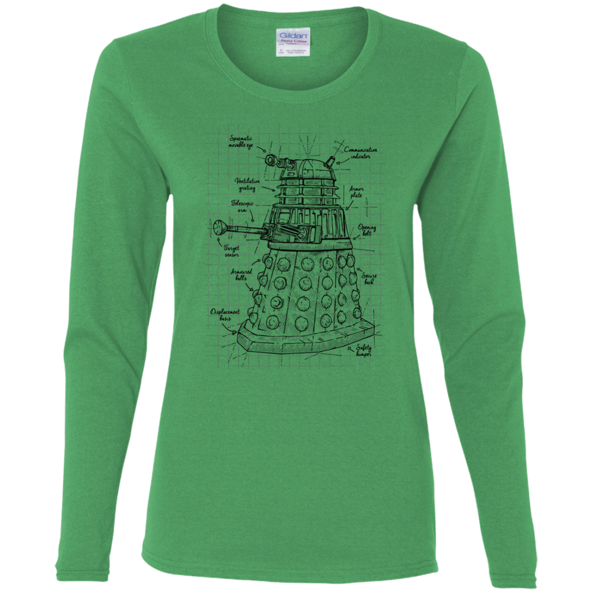 Dalek Plan Women's Long Sleeve T-Shirt