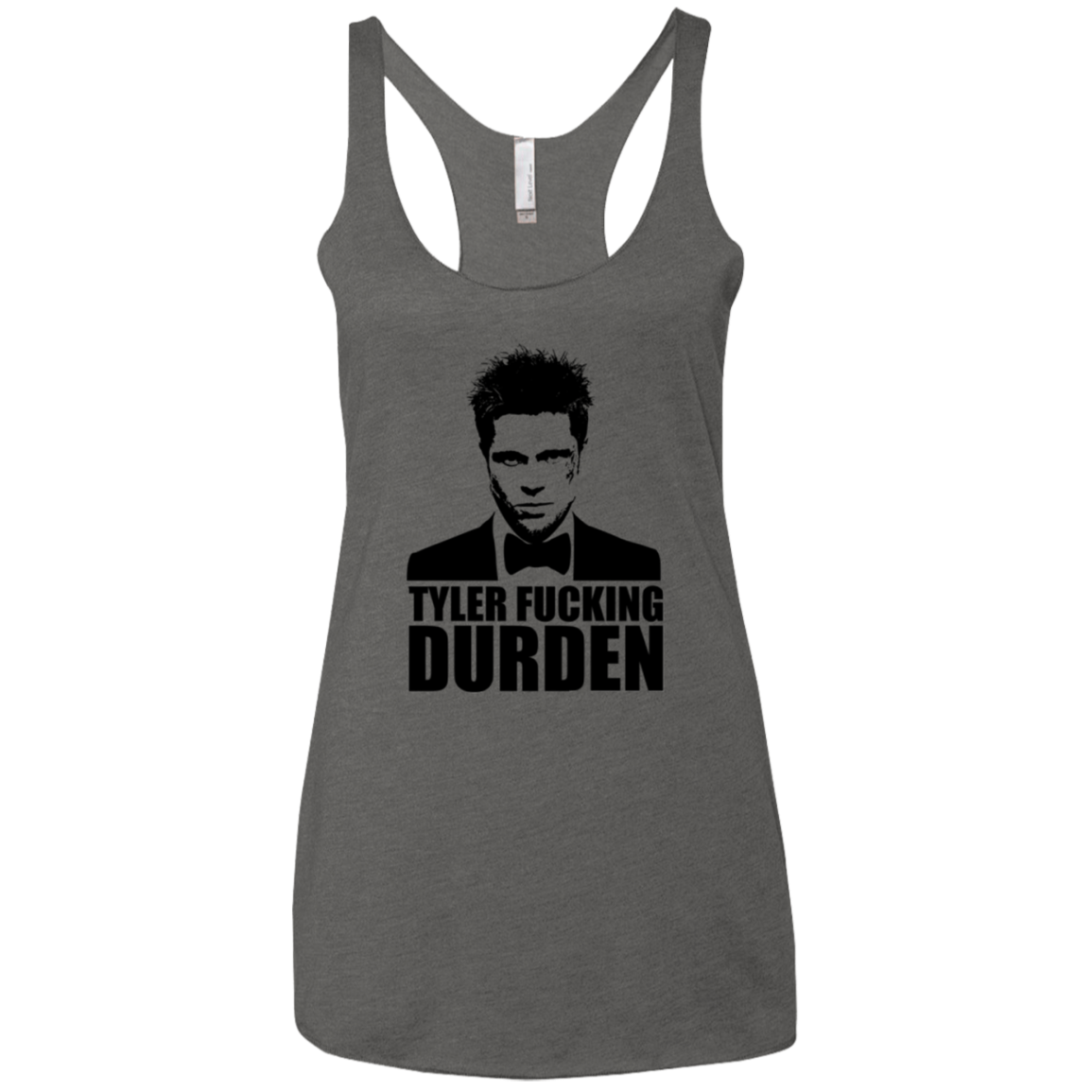 Tyler Fucking Durden Women's Triblend Racerback Tank