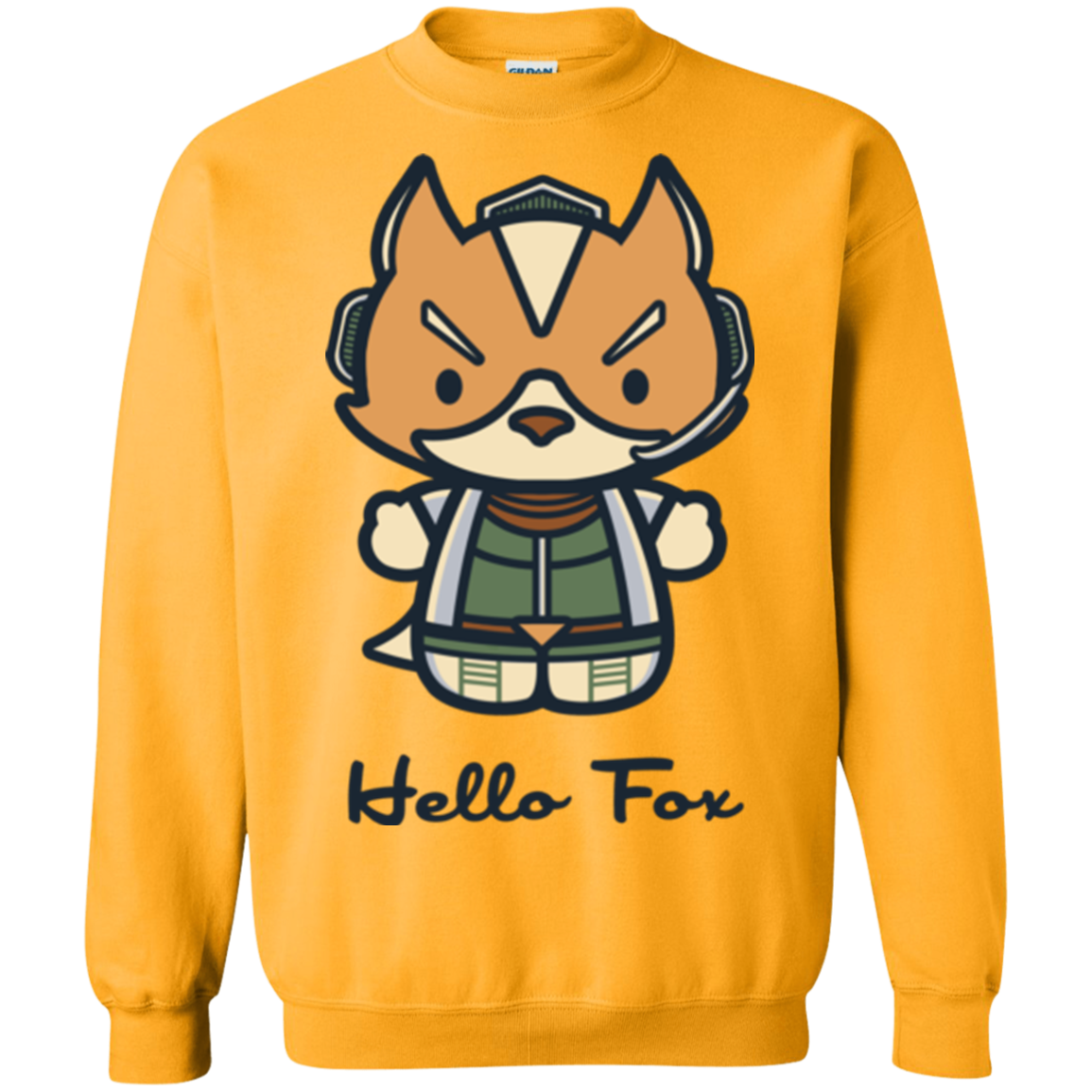 Hello Fox Crewneck Sweatshirt