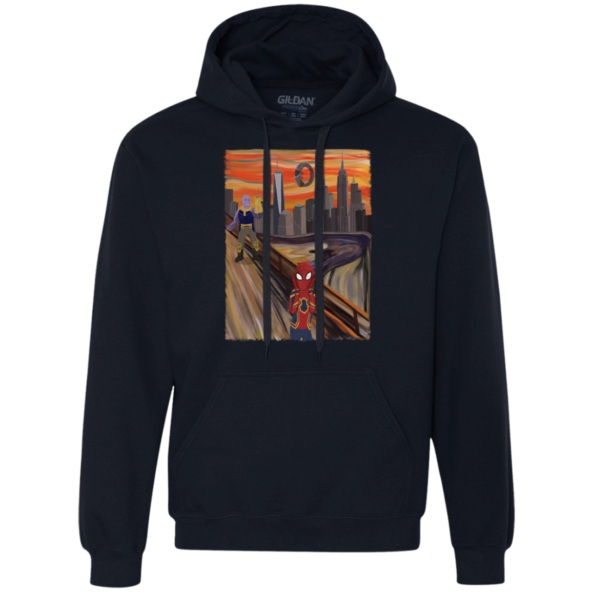 Spider Scream Premium Fleece Hoodie