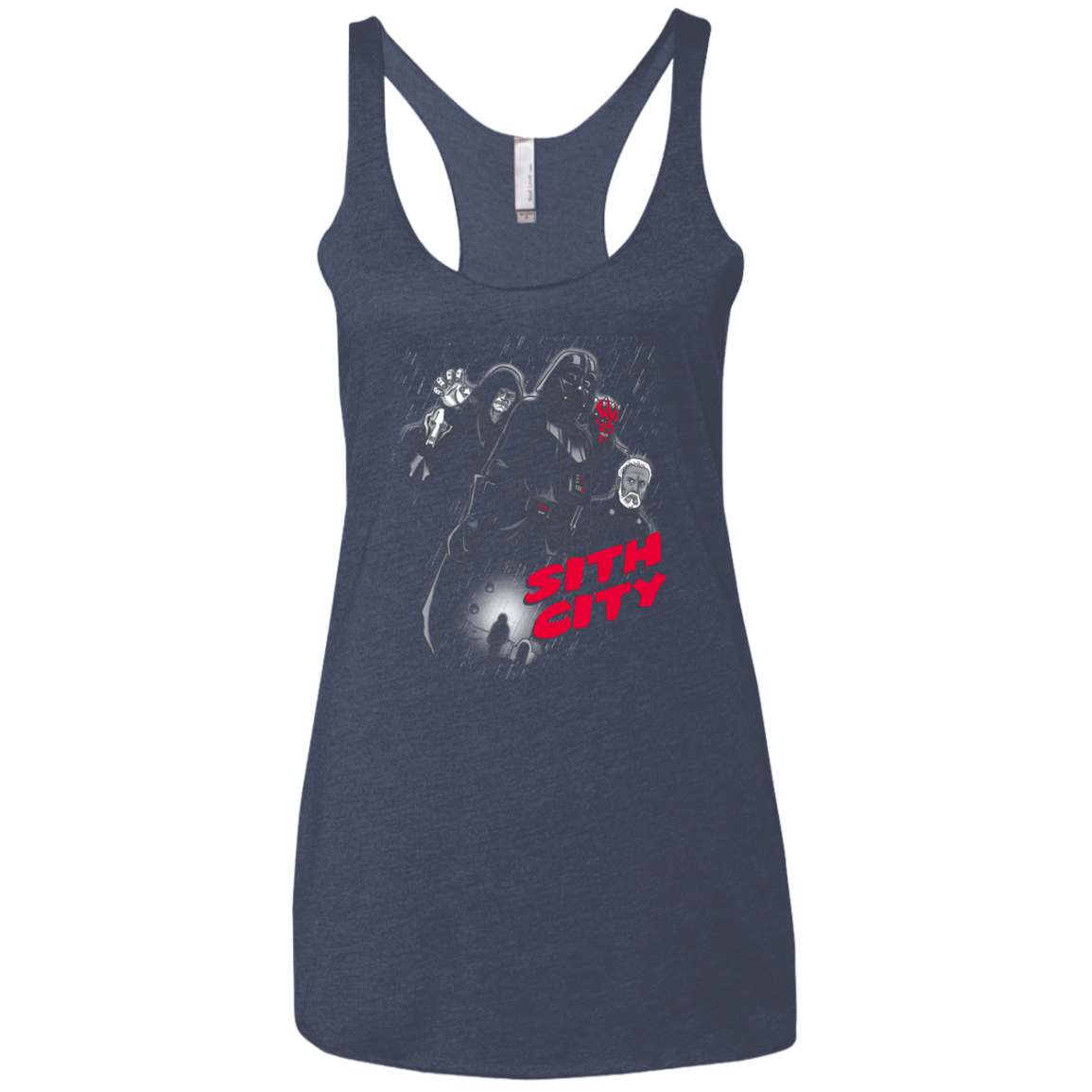 Sith city Women's Triblend Racerback Tank