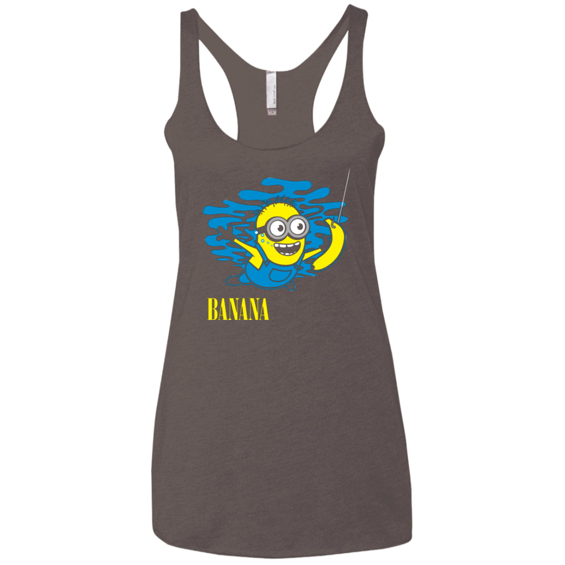 Nirvana Banana Women's Triblend Racerback Tank