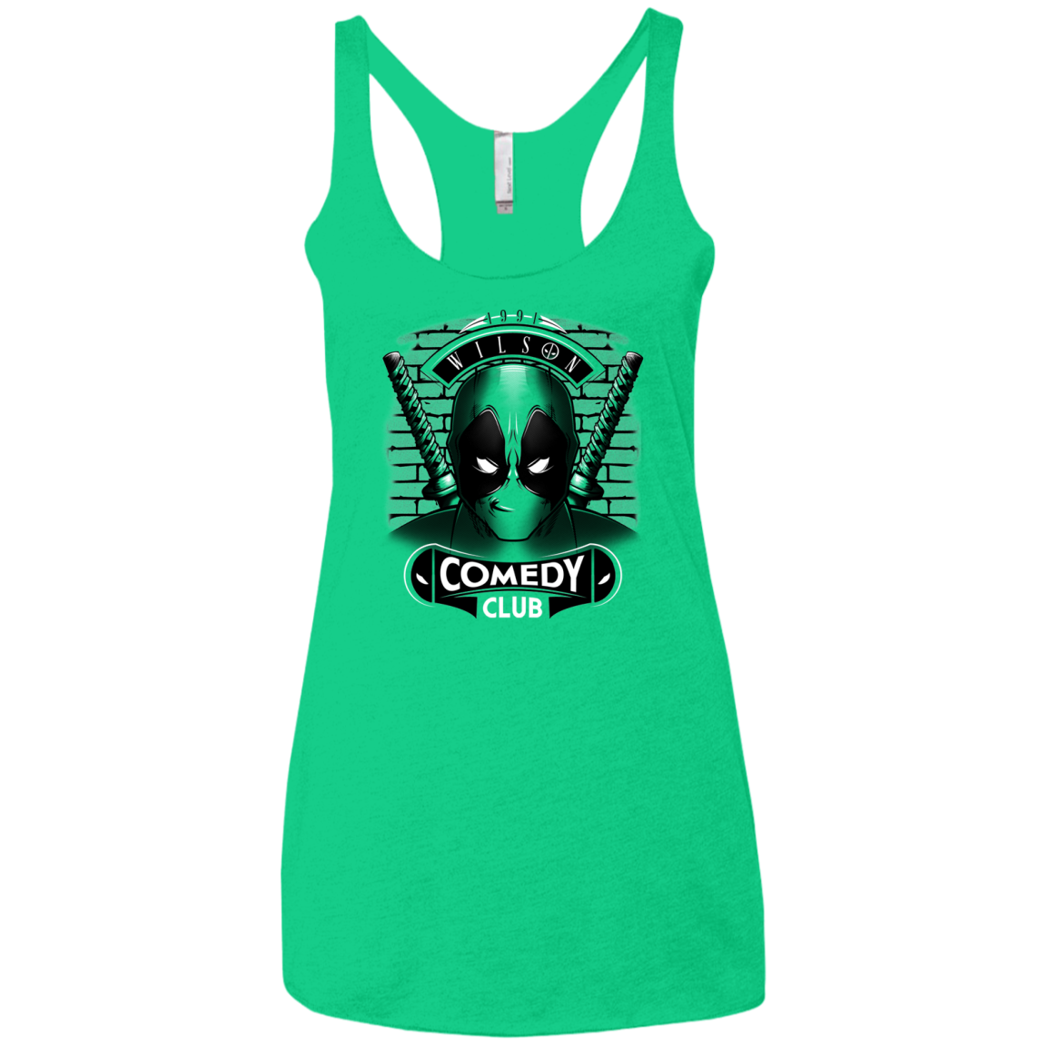 Comedy Club Women's Triblend Racerback Tank
