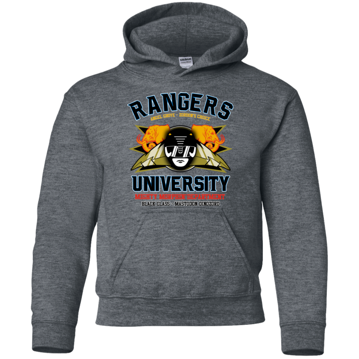 Rangers U Black Ranger Youth Hoodie
