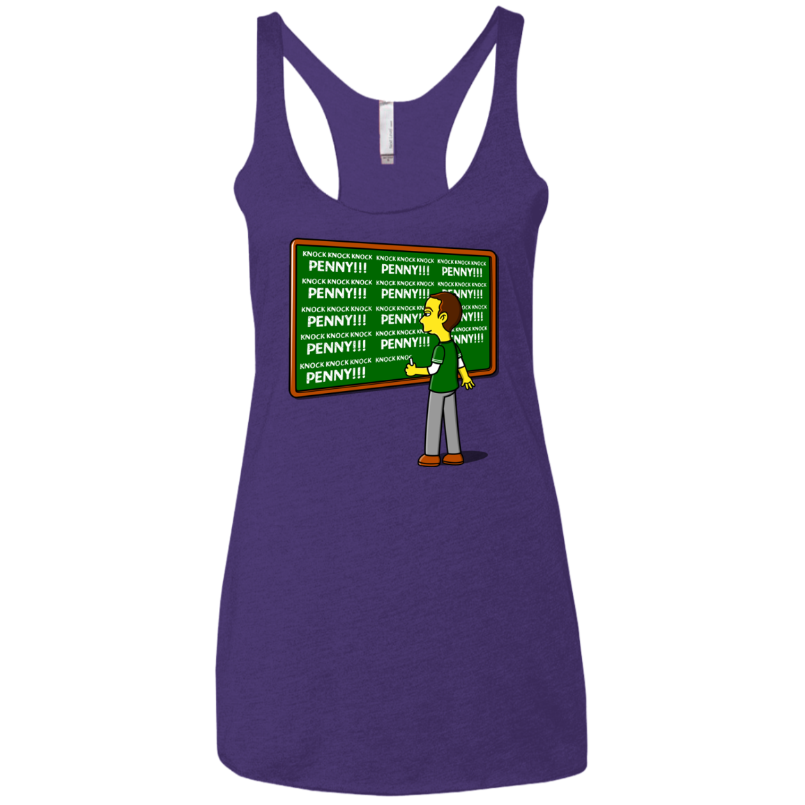 Blackboard Theory Women's Triblend Racerback Tank