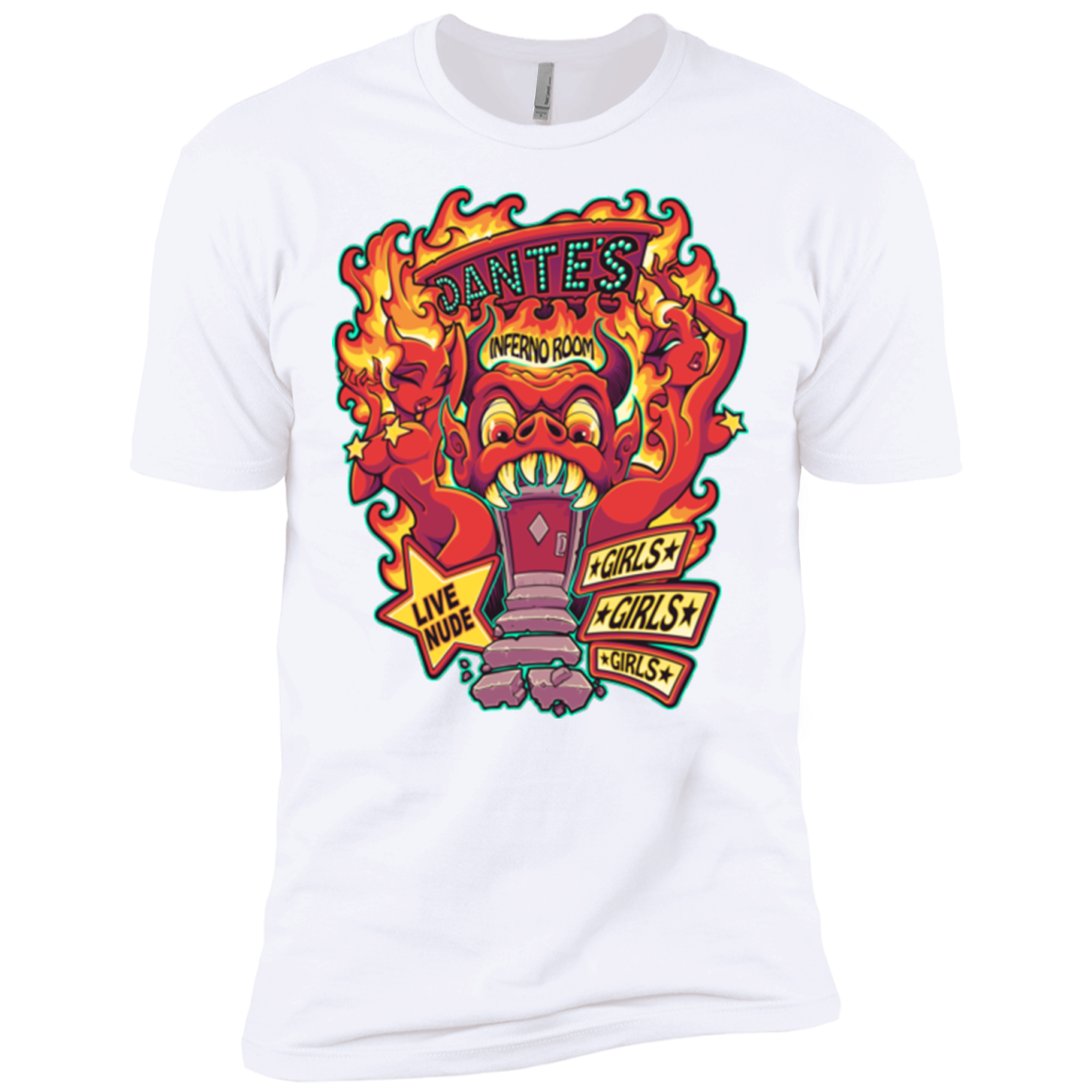 Dantes Inferno Room Men's Premium T-Shirt