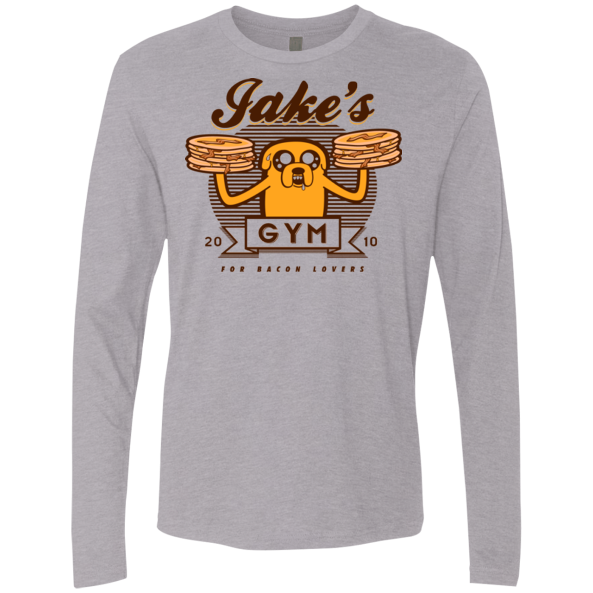 Bacon lovers gym Men's Premium Long Sleeve
