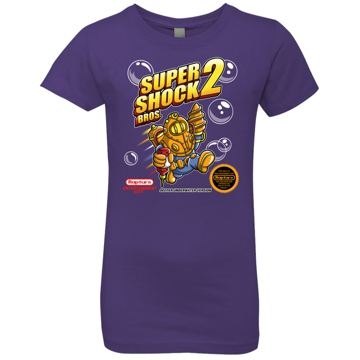 Super Shock Bros 2 Girls Premium T-Shirt