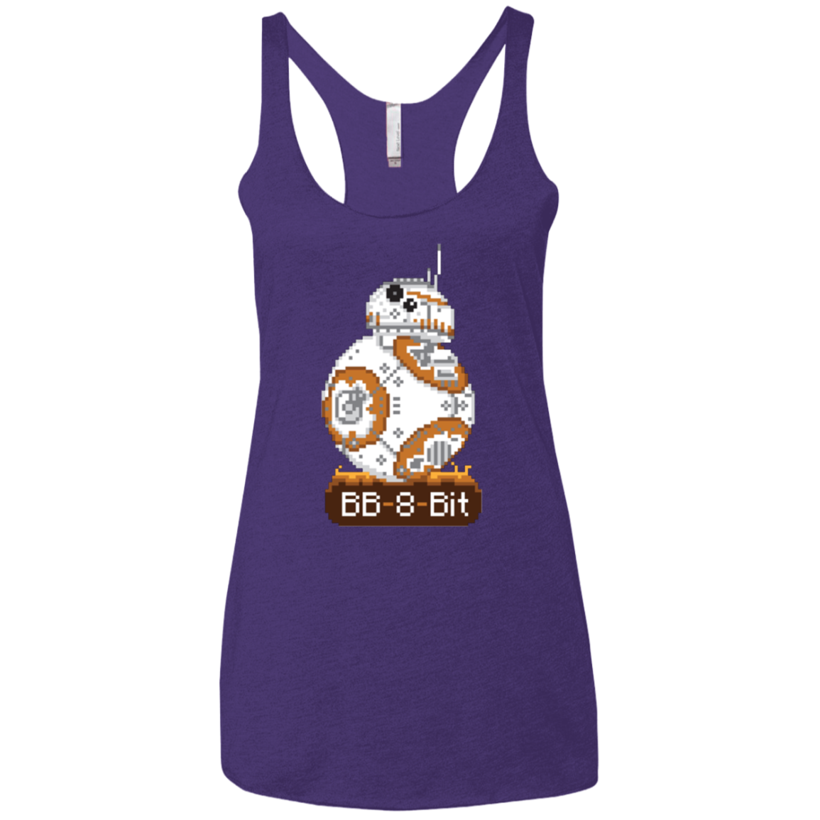 BB8Bit Women's Triblend Racerback Tank
