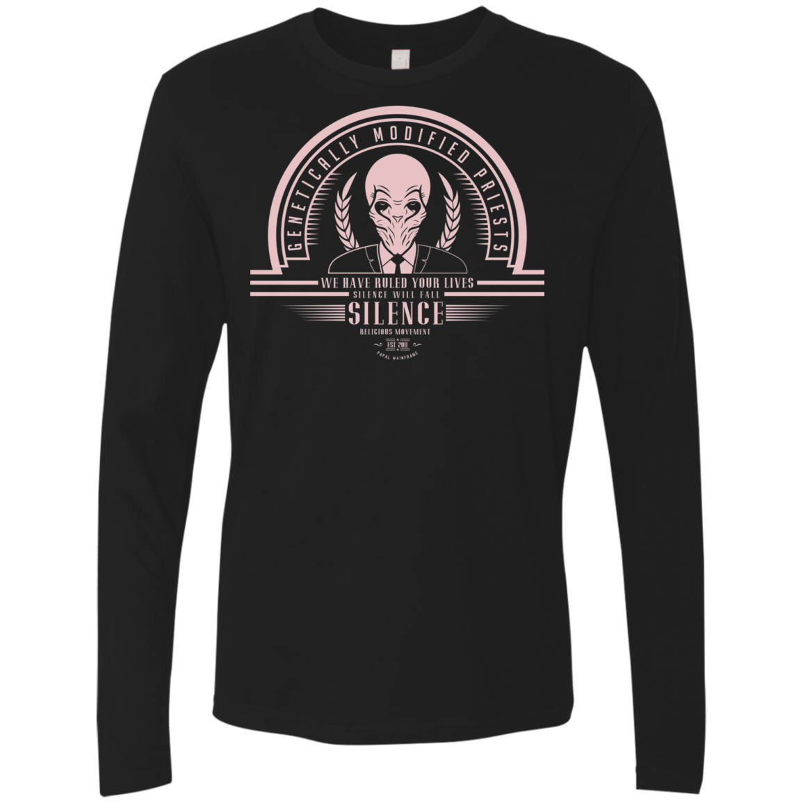 Who Villains Silence Men's Premium Long Sleeve