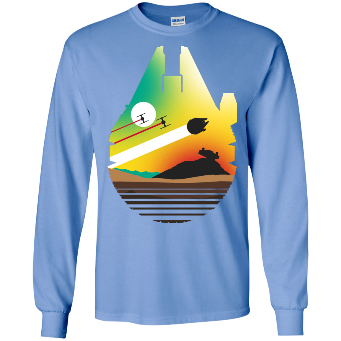 Escape from Desert Planet Men's Long Sleeve T-Shirt