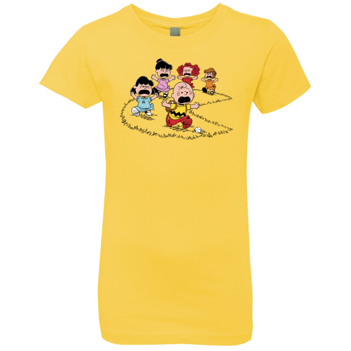 Charlie Pac Man Girls Premium T-Shirt