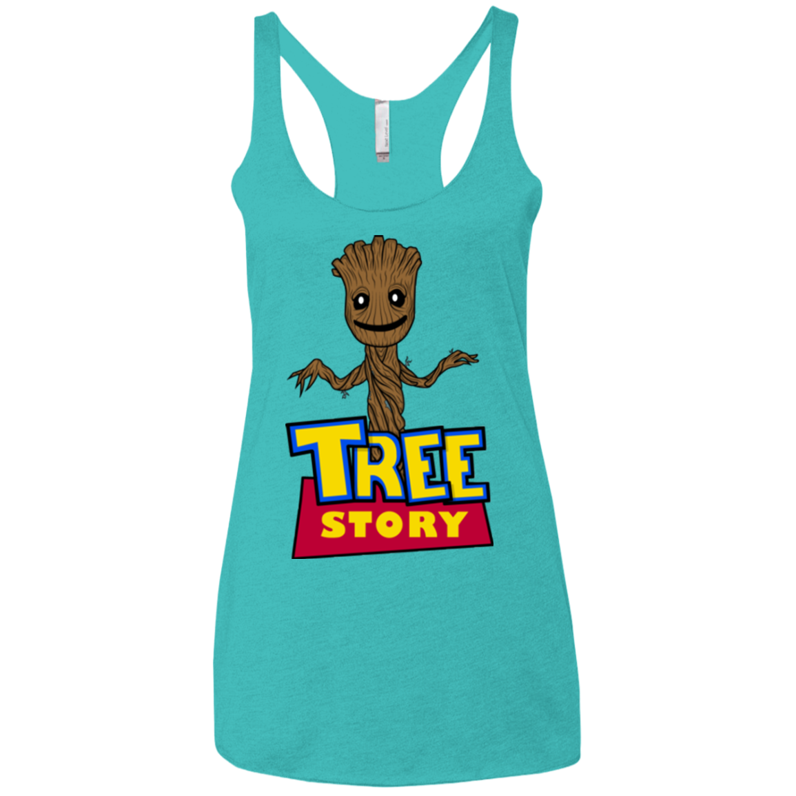TREE STORY Women's Triblend Racerback Tank