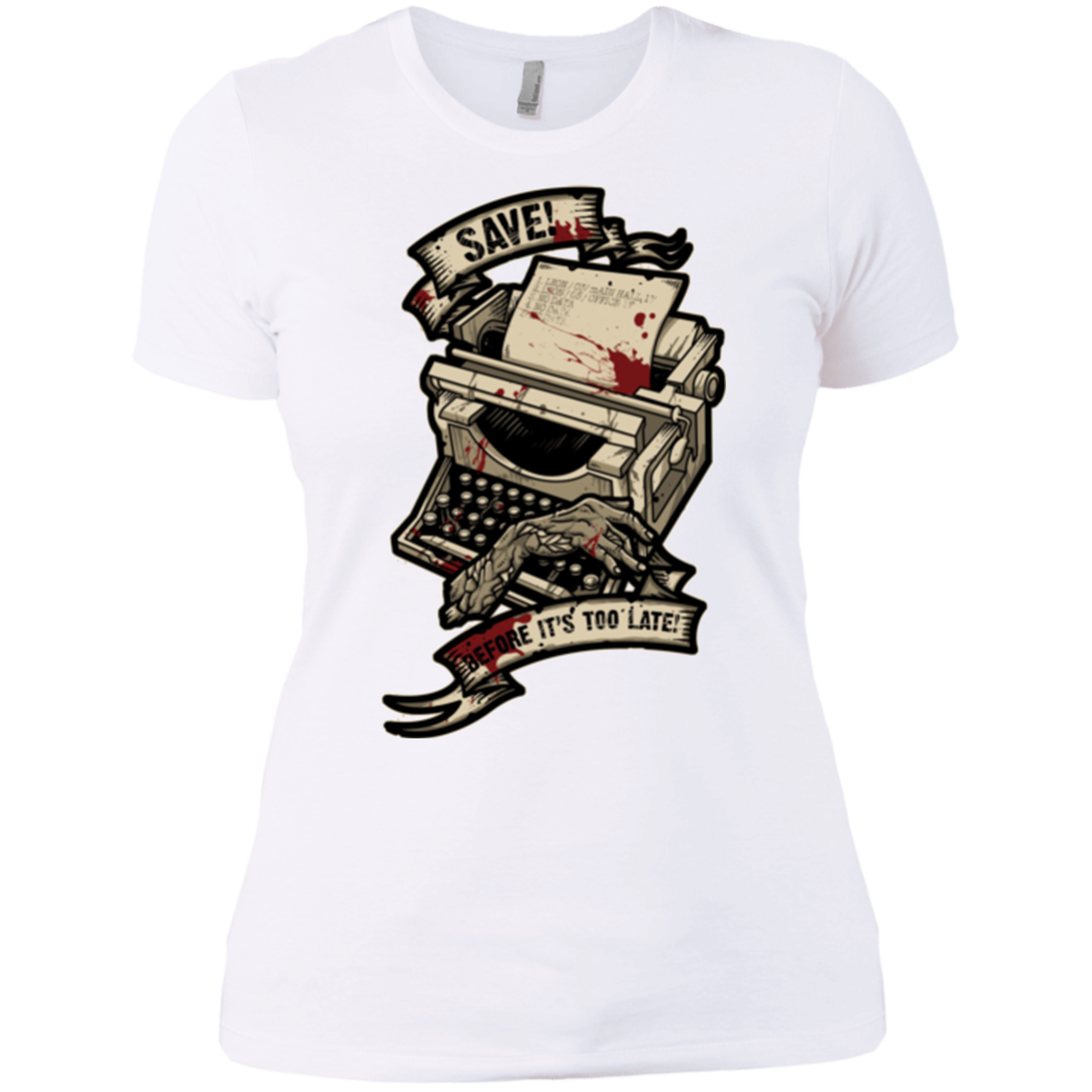 EVIL SAVE POINT Women's Premium T-Shirt