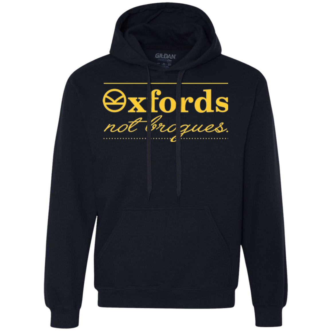 Oxfords Not Brogues Premium Fleece Hoodie
