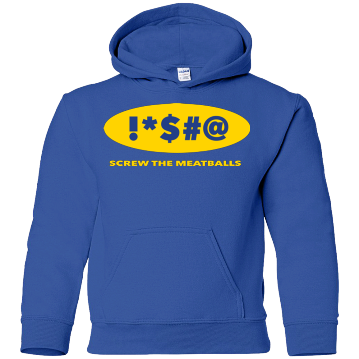 Swearing Screw The Meatballs Youth Hoodie