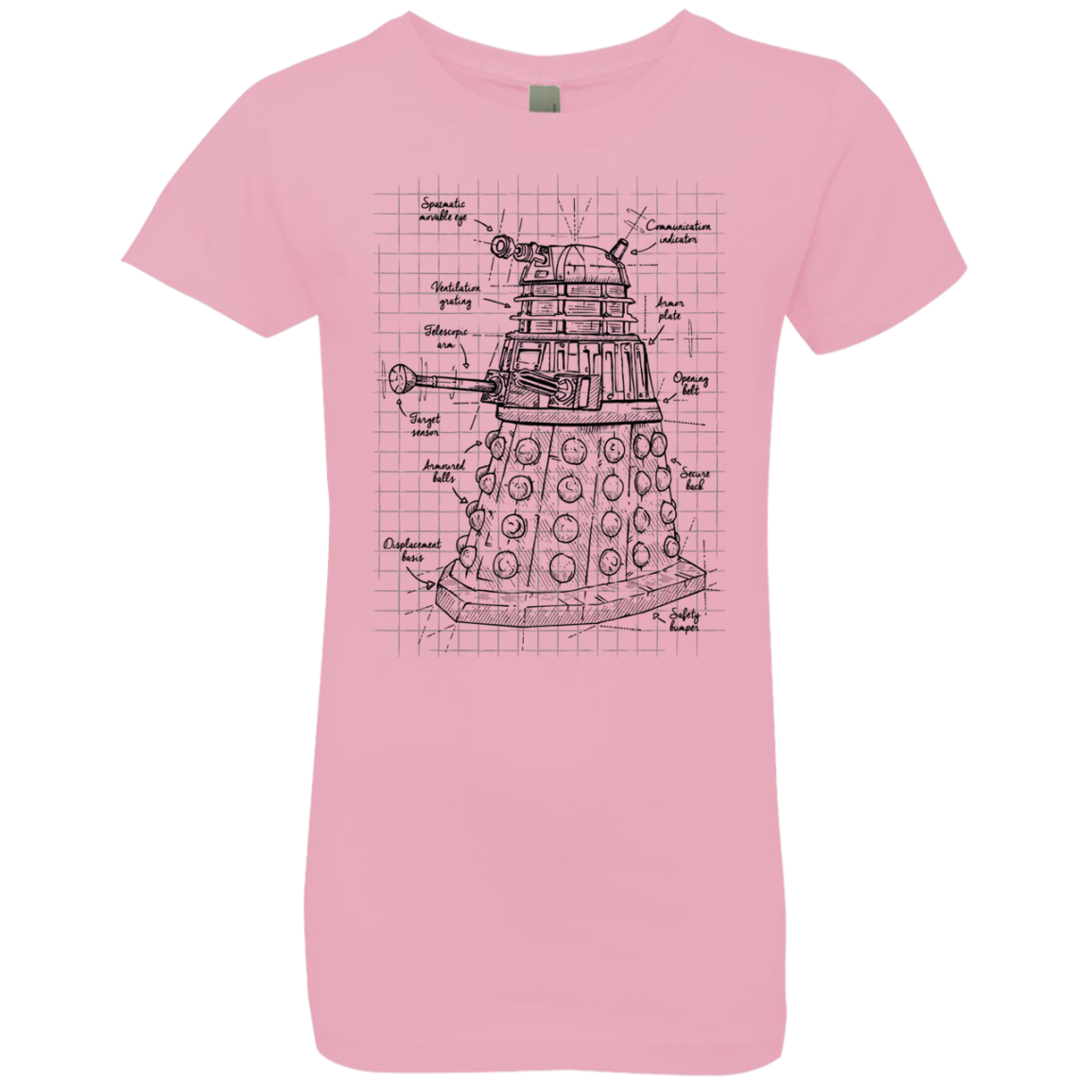 Dalek Plan Girls Premium T-Shirt